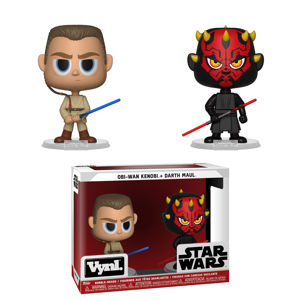 Funko Star Wars Darth Maul & Obi-Wan Kenobi VYNL. Bild 1