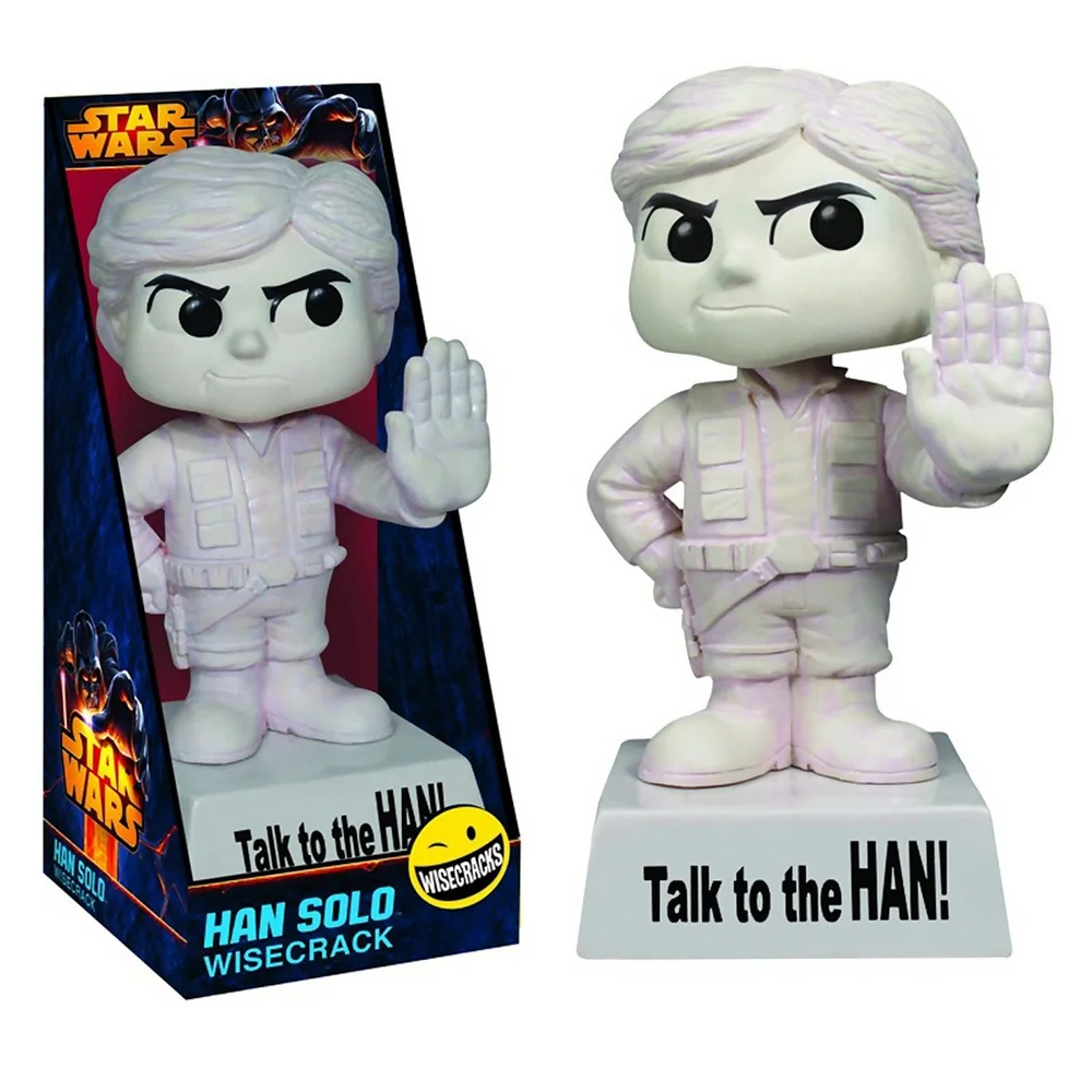 Funko Wisecracks Star Wars Han Solo 'Speak to the Han' Bobblehead Bild 1