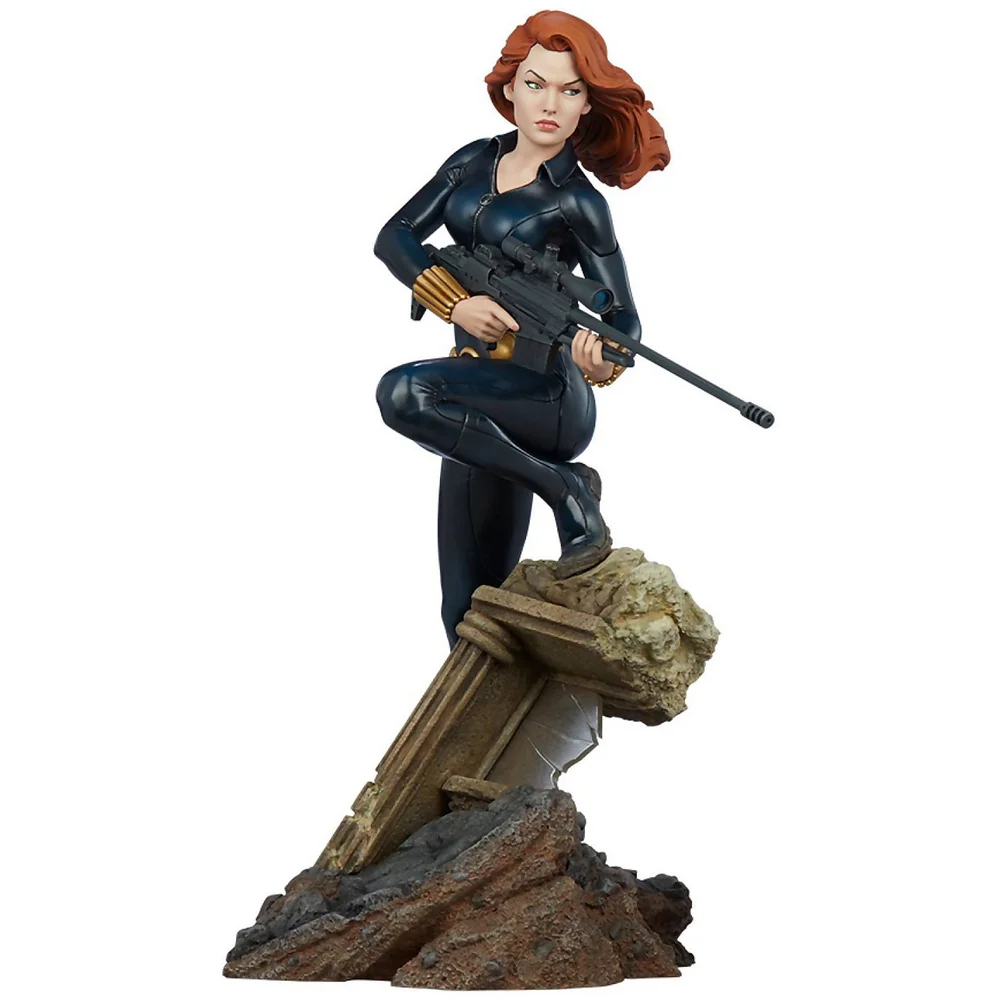 Sideshow Collectibles Marvel Avengers Assemble Black Widow Statue Bild 1