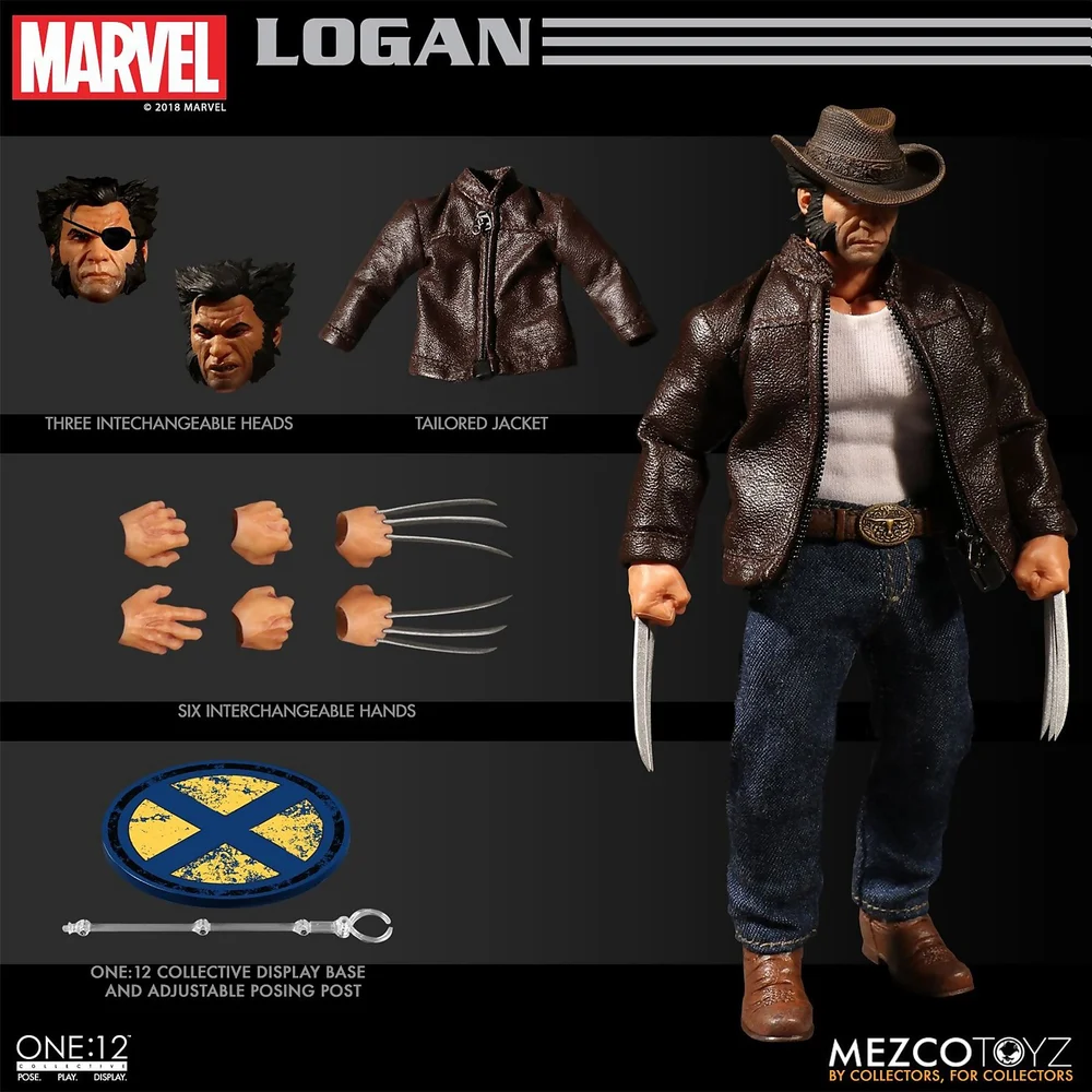 Mezco One:12 Collective Marvel Comics Logan Figur Bild 1