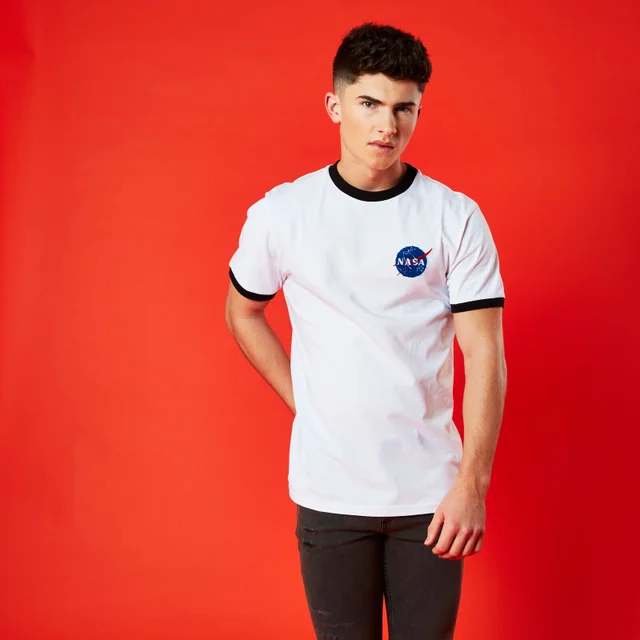 NASA 1969 Unisex T-Shirt - Weiß/ Schwarz