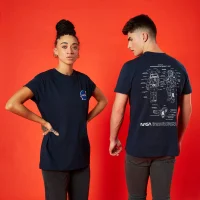 NASA Suit Up Unisex T-Shirt - Navy Blau