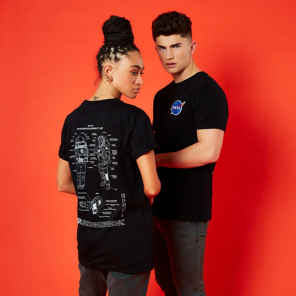 NASA Suit Up Unisex T-Shirt - Schwarz - S Bild 1
