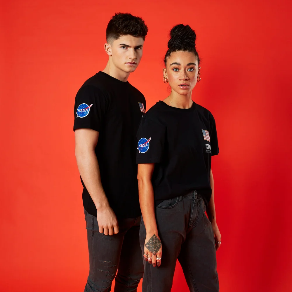 NASA Base Camp Unisex T-Shirt - Schwarz - S Bild 1