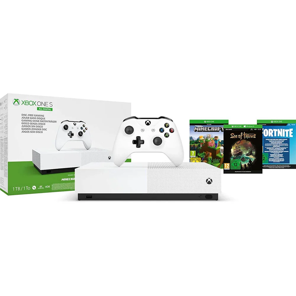 Xbox One S 1TB All Digital Edition Console & 3 Game Bundle Bild 1