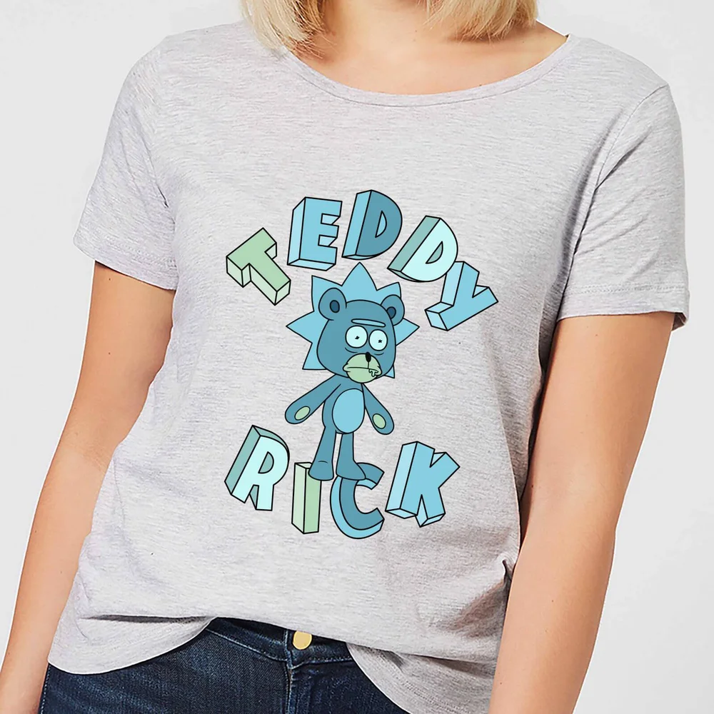 Rick and Morty Teddy Rick Women's T-Shirt - Grey - XS Bild 1