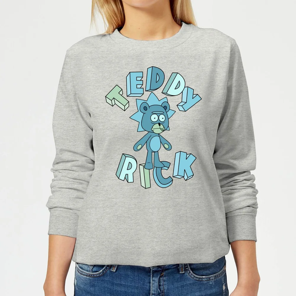 Rick and Morty Teddy Rick Women's Sweatshirt - Grey - 3XL Bild 1