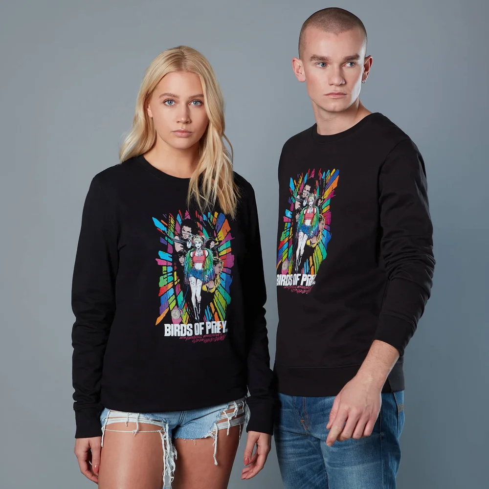 Girl Gang in Colour Cirlce Team Unisex Birds of Prey Sweatshirt - Schwarz - S Bild 1