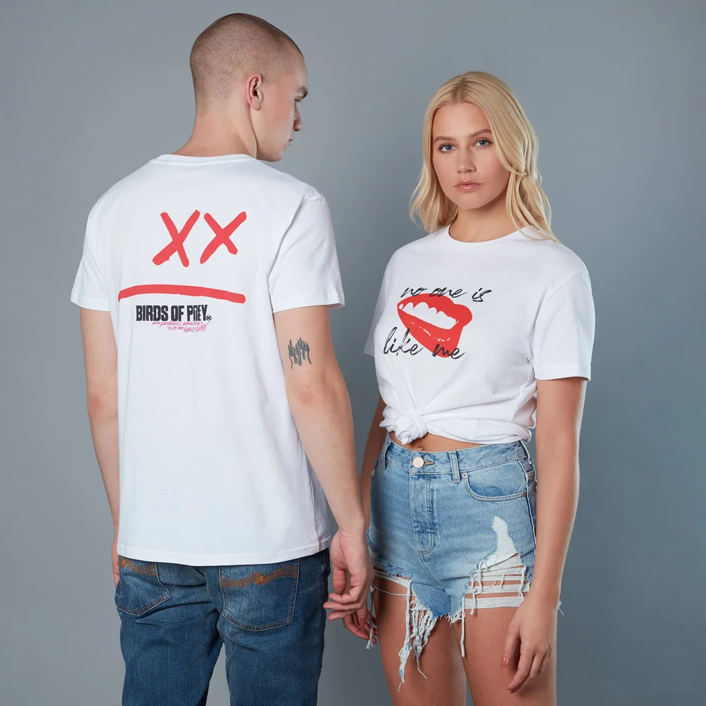 No One Is Like Me Unisex Birds of Prey T-Shirt - Weiß - S Bild 1