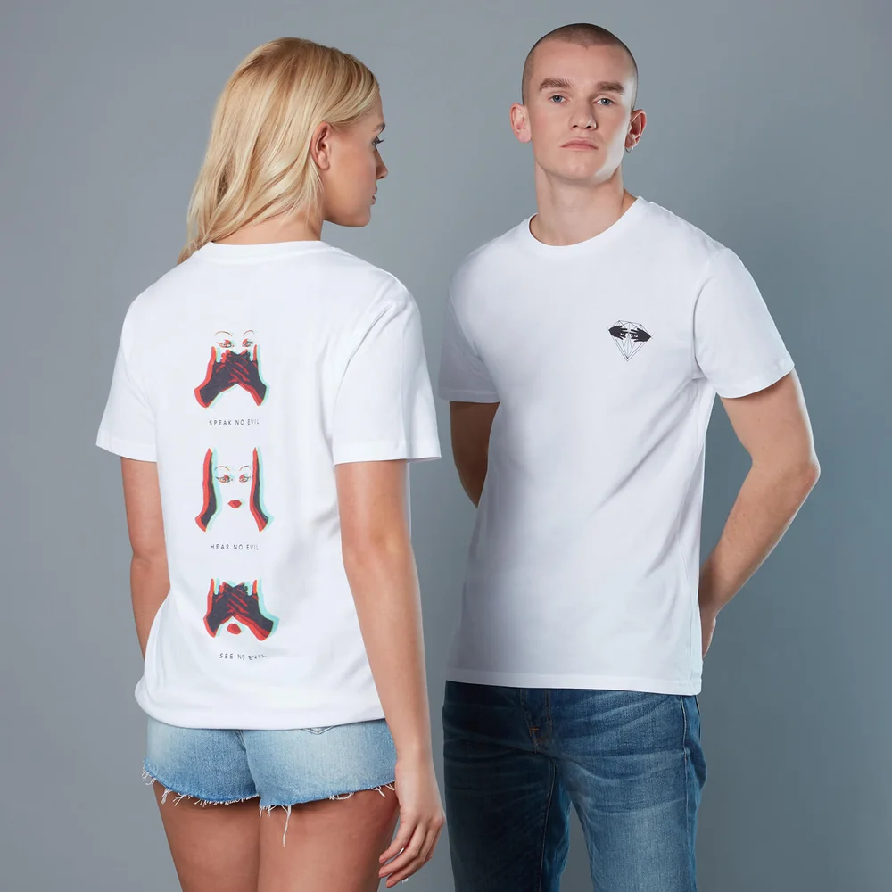 Schwarz Mask Unisex Birds of Prey T-Shirt - Weiß - S Bild 1