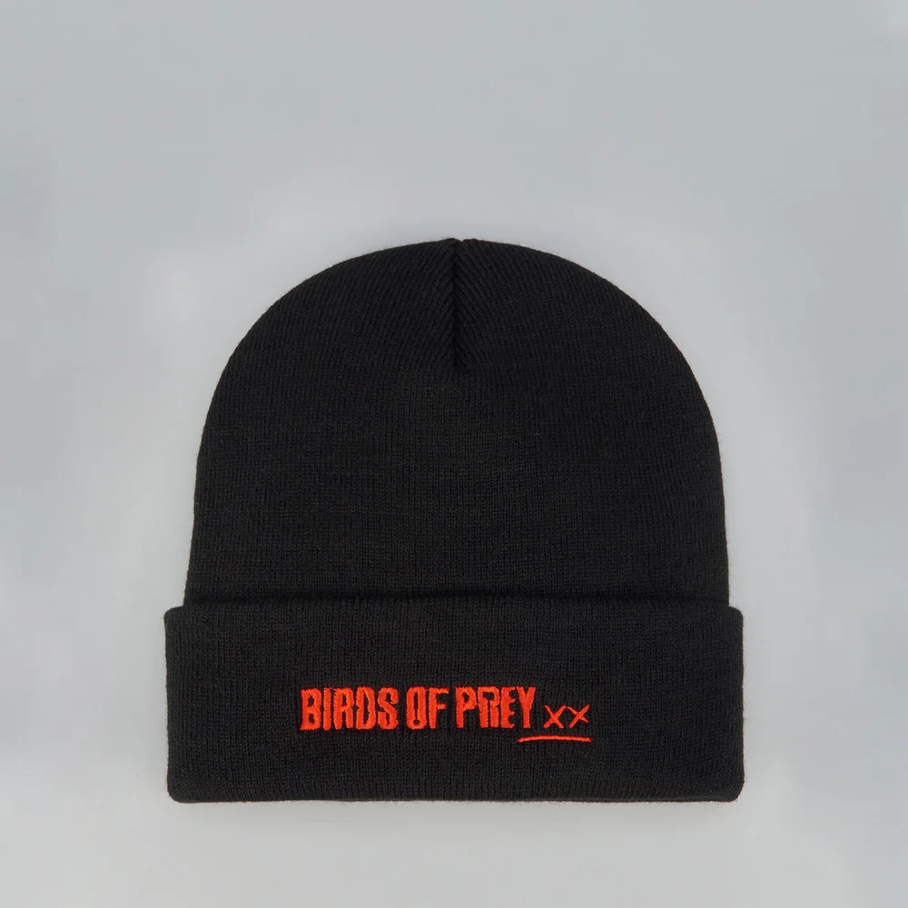 Birds of Prey Logo Beanie mit Bestickung - Schwarz Bild 1