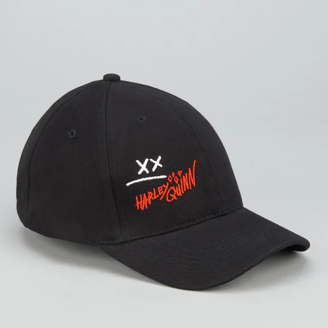 Harley Quinn Baseball Cap mit Bestickung - Schwarz
