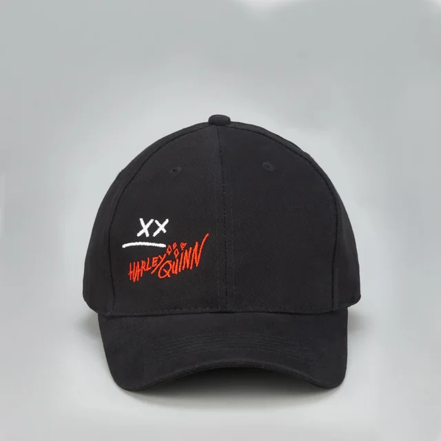 Harley Quinn Baseball Cap mit Bestickung - Schwarz