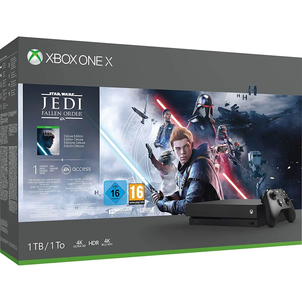Xbox One X 1TB Star Wars Jedi Fallen Order Bundle Bild 1