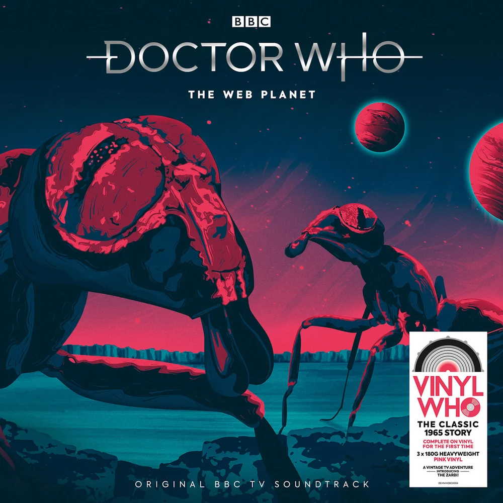Doctor Who - The Web Planet 3x Pink LP Set Bild 1