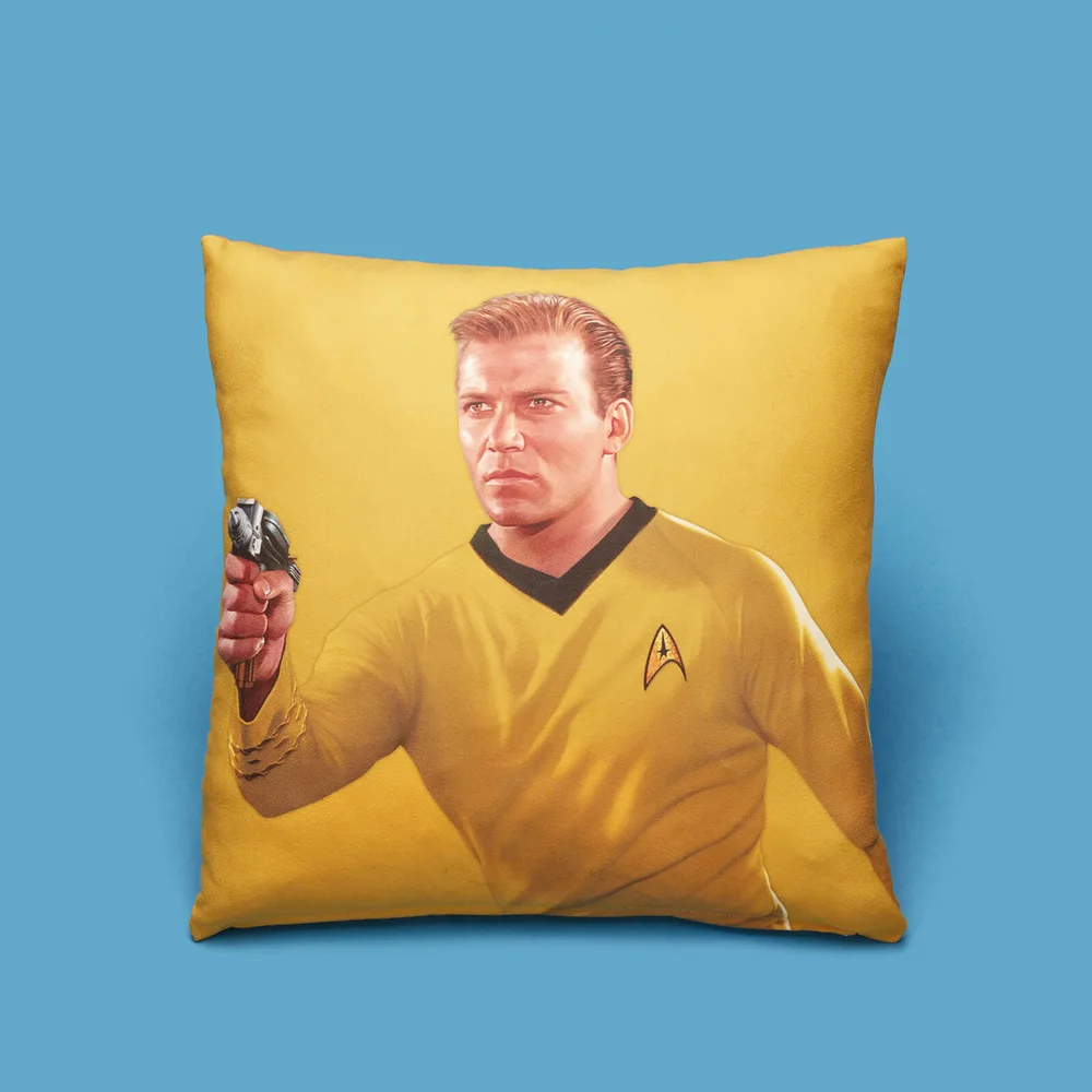 Captain Kirk Kissen - 40x40cm - Soft Touch Bild 1