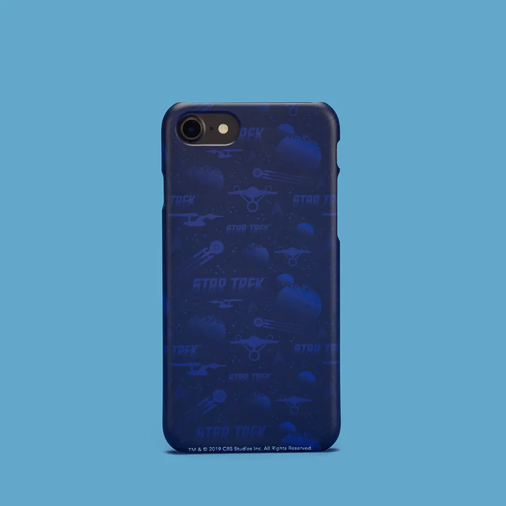 Navy Star Trek Smartphone Hülle für iPhone und Android - iPhone 5/5s - Snap Hülle Matt Bild 1