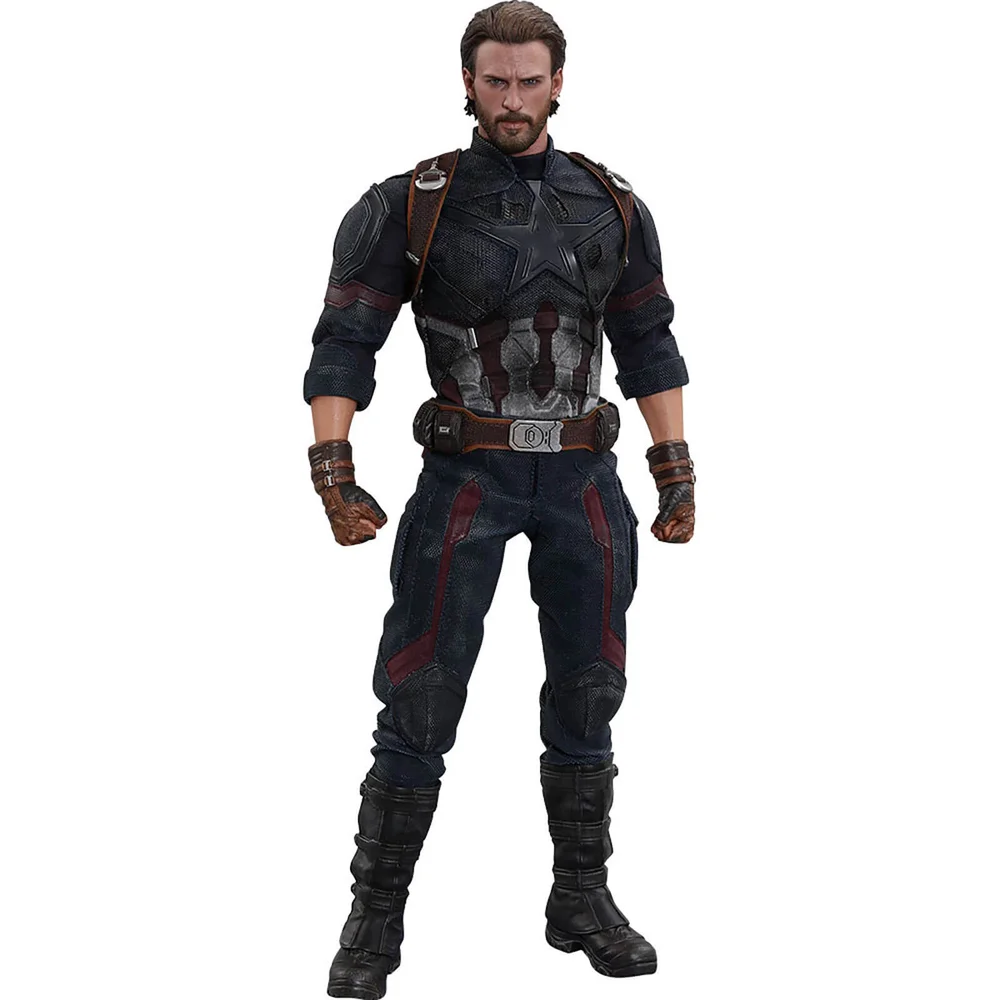 Hot Toys Marvel Avengers Infinity War Captain America Movie Promo Edition Action Figure Bild 1