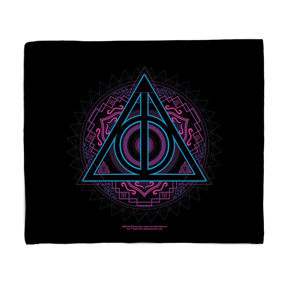 Harry Potter Deathly Hallows Fleece Blanket - M Bild 1