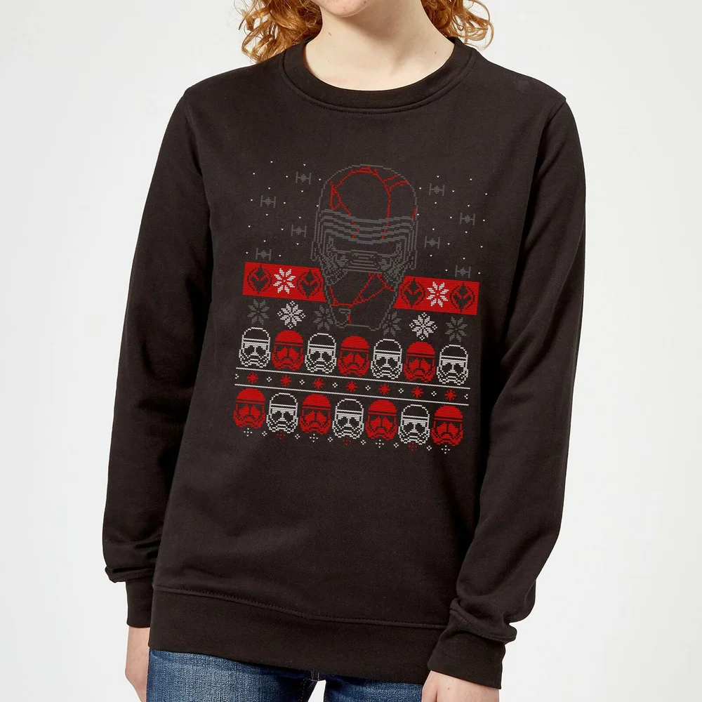 Star Wars Kylo Ren Ugly Holiday Women's Sweatshirt - Black - XS Bild 1