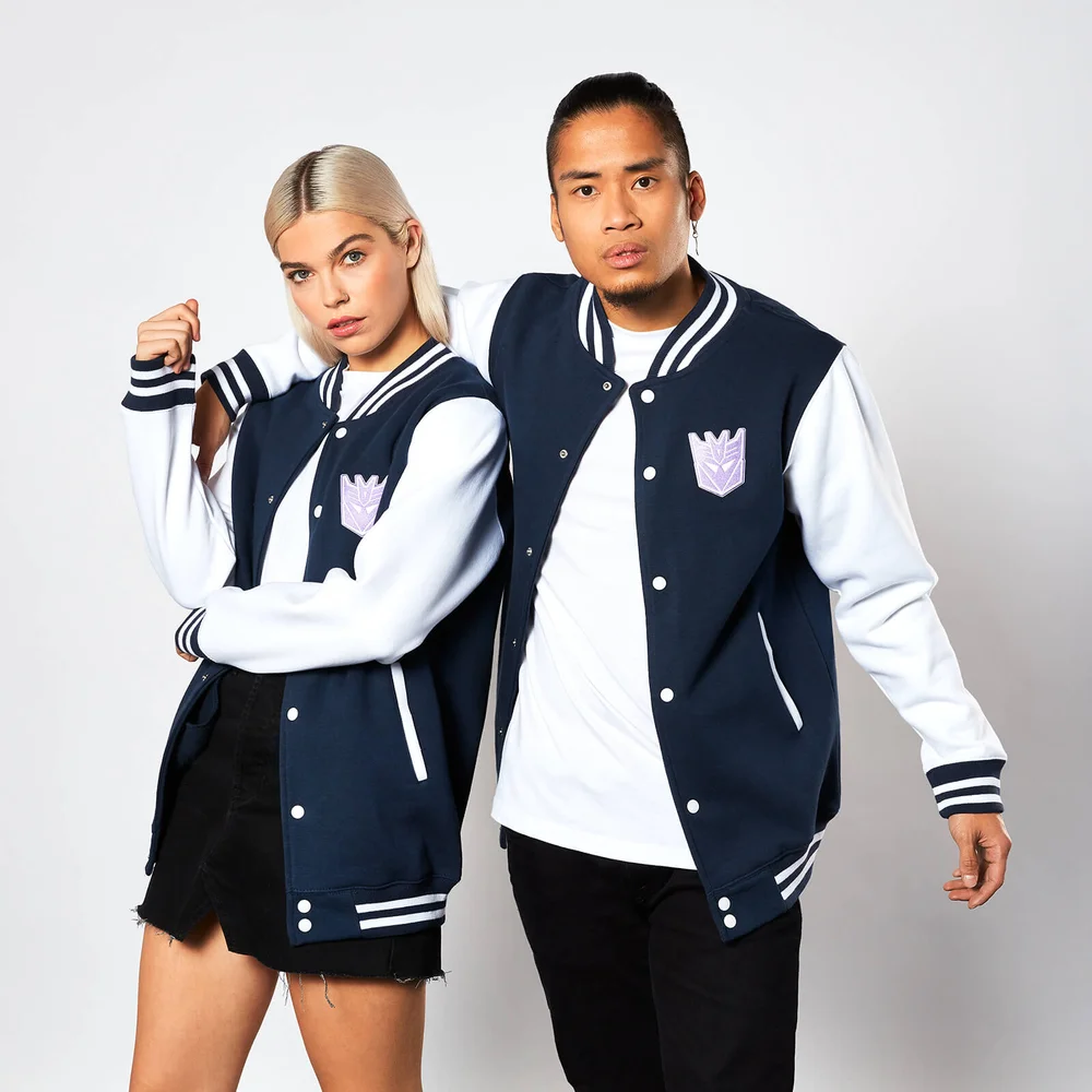 Transformers Decepticon Varsity Jacket - Navy / White - S Bild 1