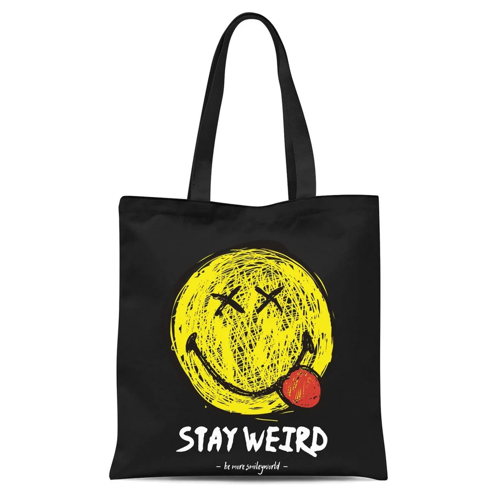 Stay Weird Tote Bag - Black Bild 1
