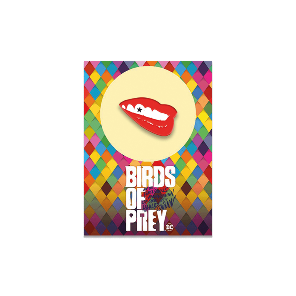 Harley Quinn Birds of Prey Collectable Pin Badge - Lips Bild 1