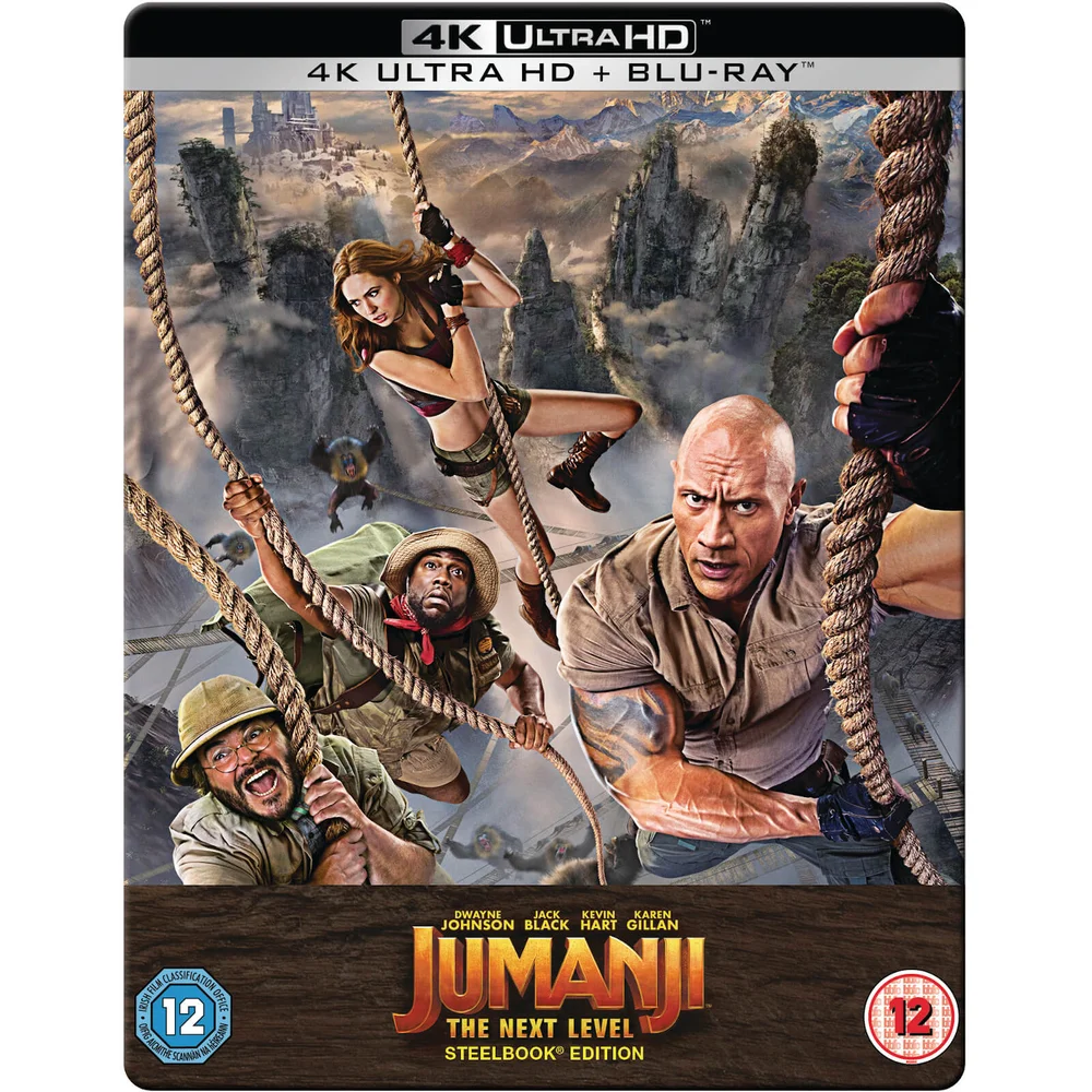 Jumanji: The Next Level - 4K Ultra HD Steelbook (Includes 2D Blu-ray) Bild 1