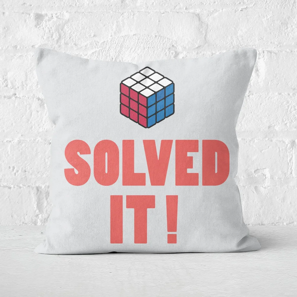 Solved It! Messed Up! Square Cushion - 50x50cm - Soft Touch Bild 1