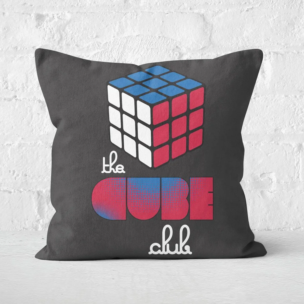 The Cube Club Repeat Love Cube Cushion Square Cushion - 40x40cm - Soft Touch Bild 1