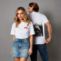 Jaws Unisex T-Shirt - Weiß - undefined undefined