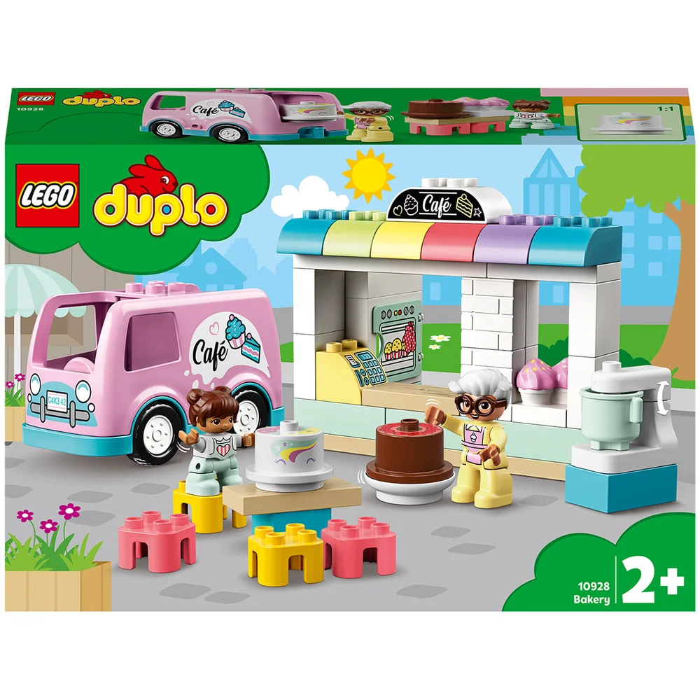 LEGO DUPLO Stadt: Tortenbäckerei Spielset mit Café-Wagen (10928) Bild 1