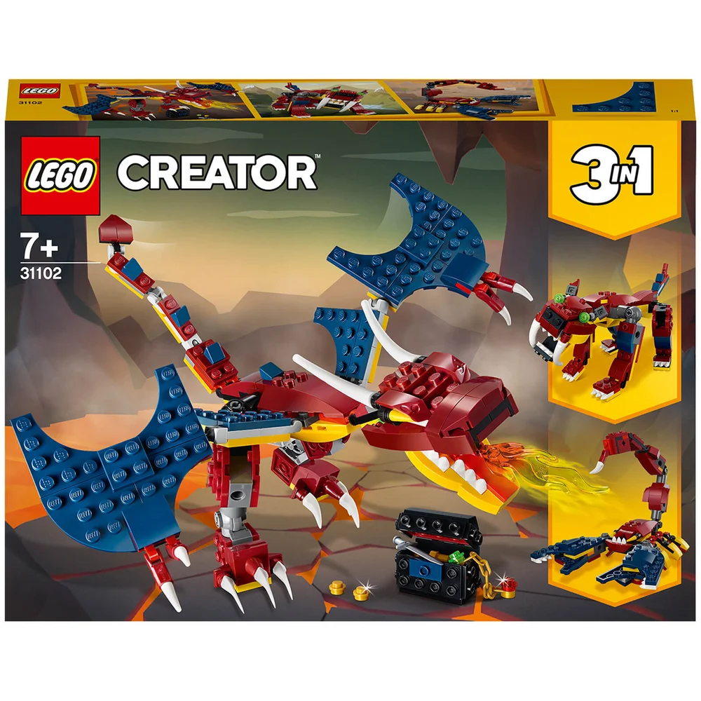 LEGO Creator: 3in1 Feuerdrachen (31102) Bild 1