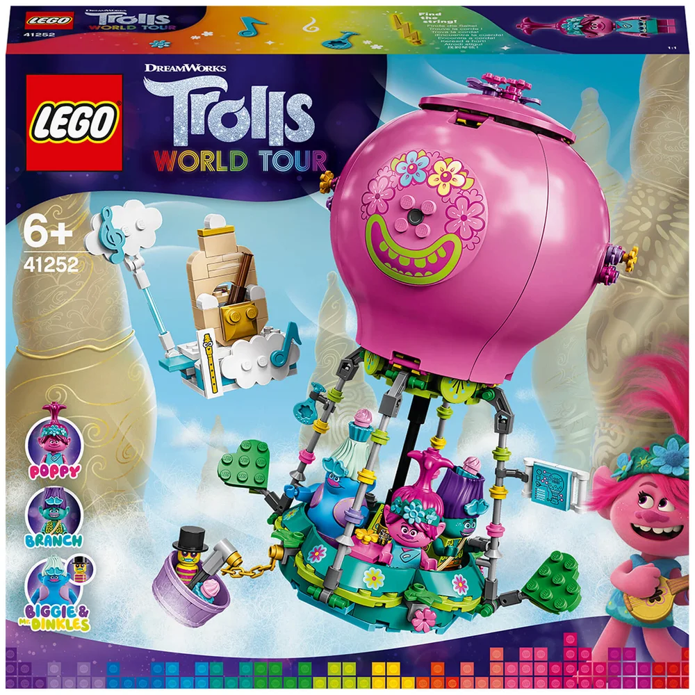 LEGO Trolls Poppys Heißluftballon (41252) Bild 1
