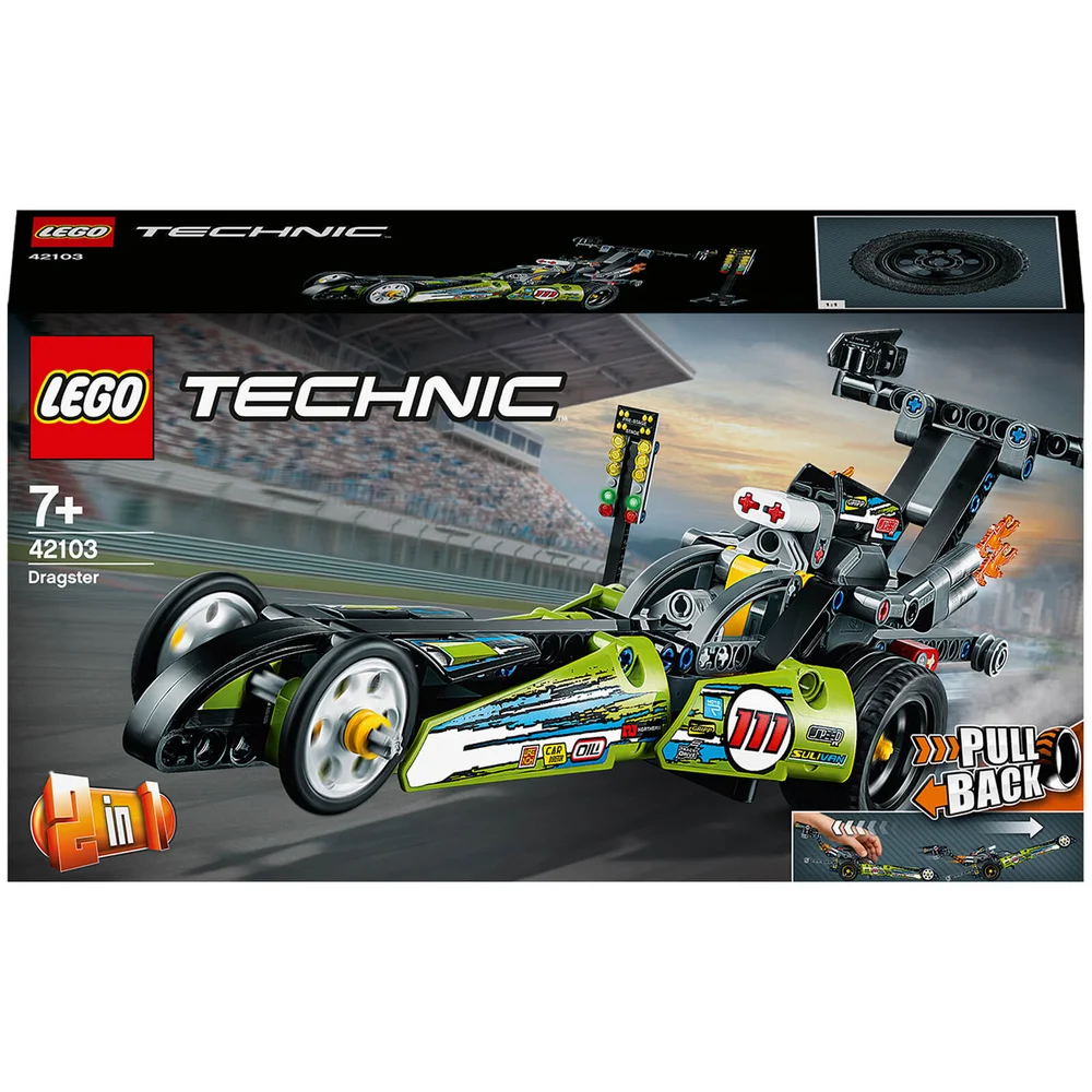 LEGO Technic: Dragster Rennauto (42103) Bild 1