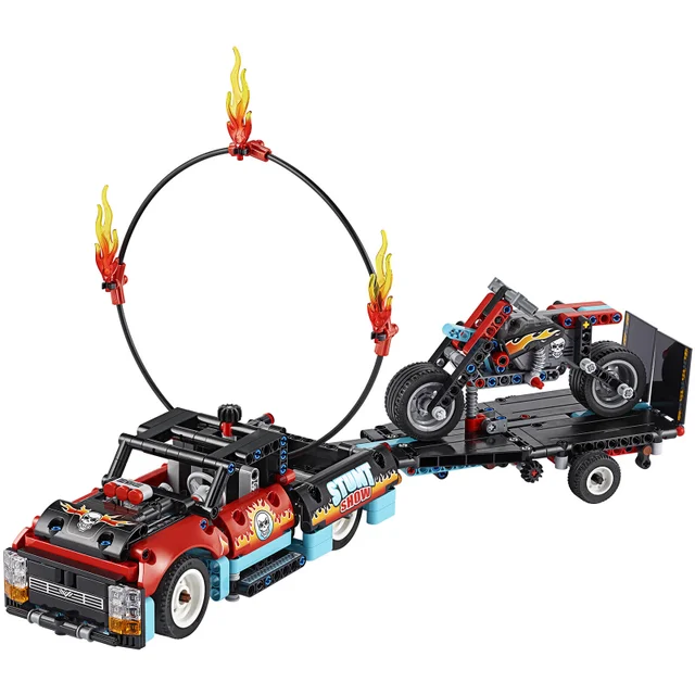 LEGO Technic:Stunt-Show mit Truck und Motorrad (42106)