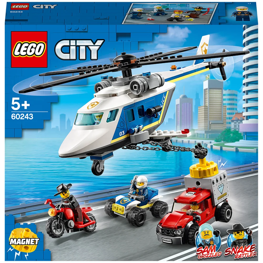 LEGO City: Verfolgungsjagd mit dem Polizeihubschrauber (60243) Bild 1
