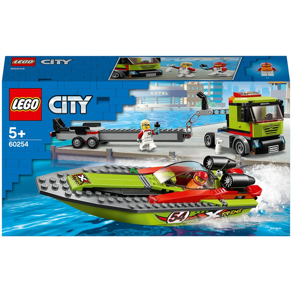 LEGO City: Rennboot-Transporter (60254) Bild 1