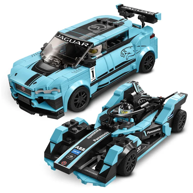 LEGO Speed Champions: Formula E Panasonic Jaguar Racing GEN2 car & Jaguar I-PACE eTROPHY (76898)