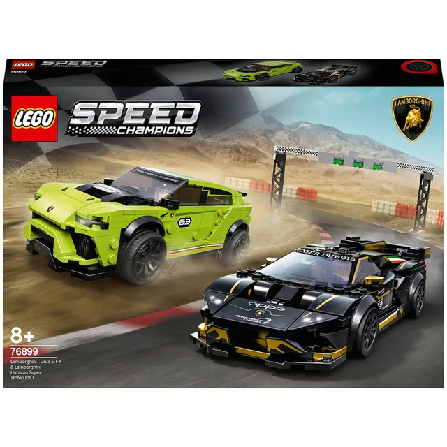 LEGO Speed Champions: Lamborghini Urus ST-X & Lamborghini Huracán Super Trofeo EVO (76899)
