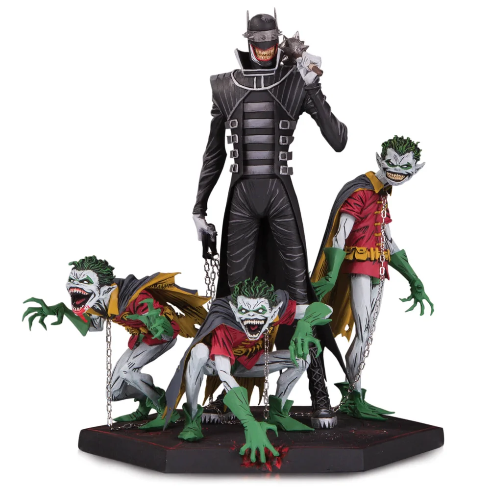 DC Collectibles Dark Nights Metal Batman Who Laughs & Robins DLX Statue Bild 1