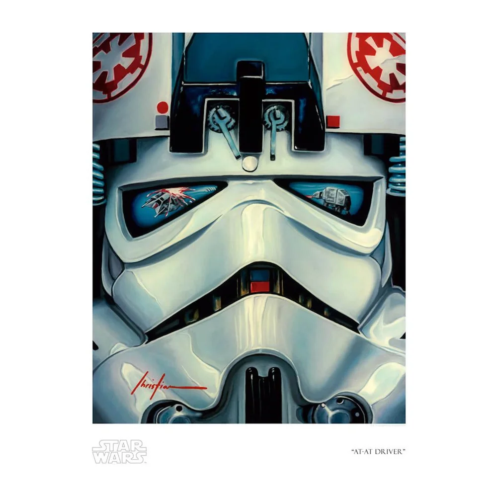 Star Wars: The Empire Strikes Back "AT-AT Driver" Giclee by Christian Waggoner Bild 1