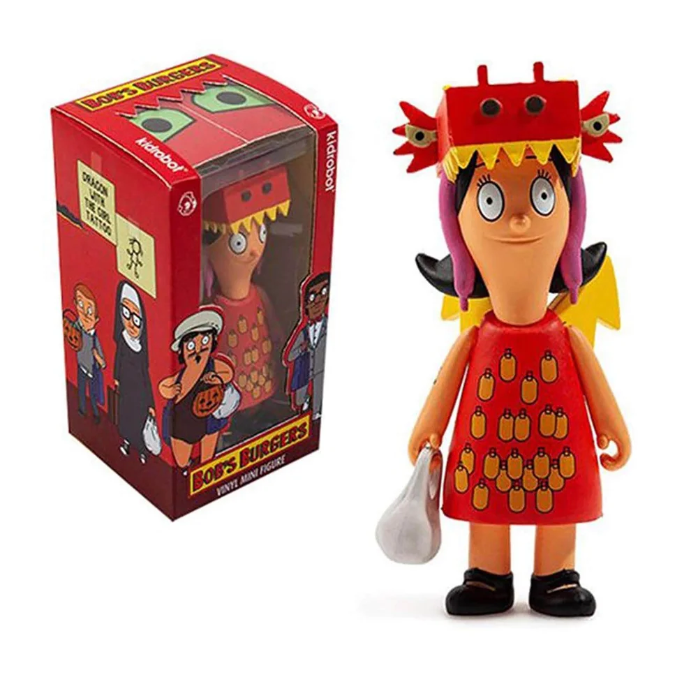 Kidrobot Bob's Burgers Louise Dragon with Girl Tattoo 3 Inch Figure Bild 1
