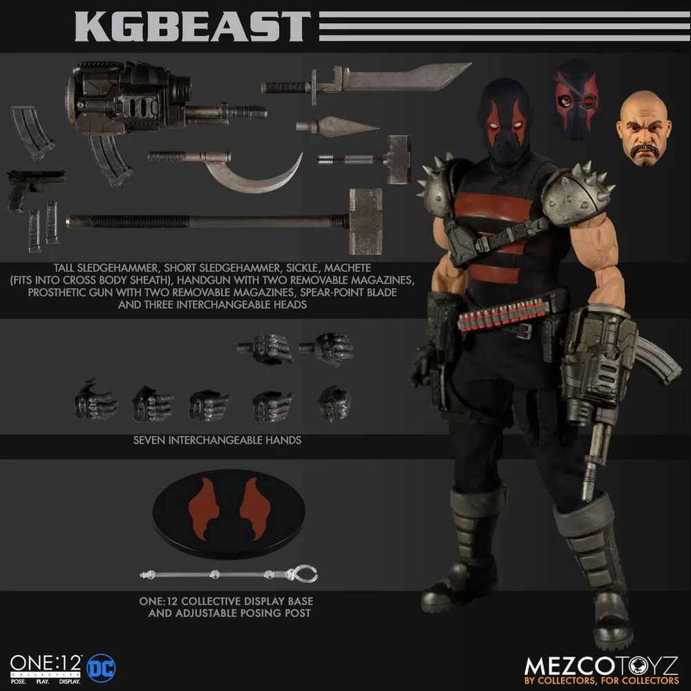 Mezco One:12 Collective DC Comics KGBeast Actionfigur Bild 1