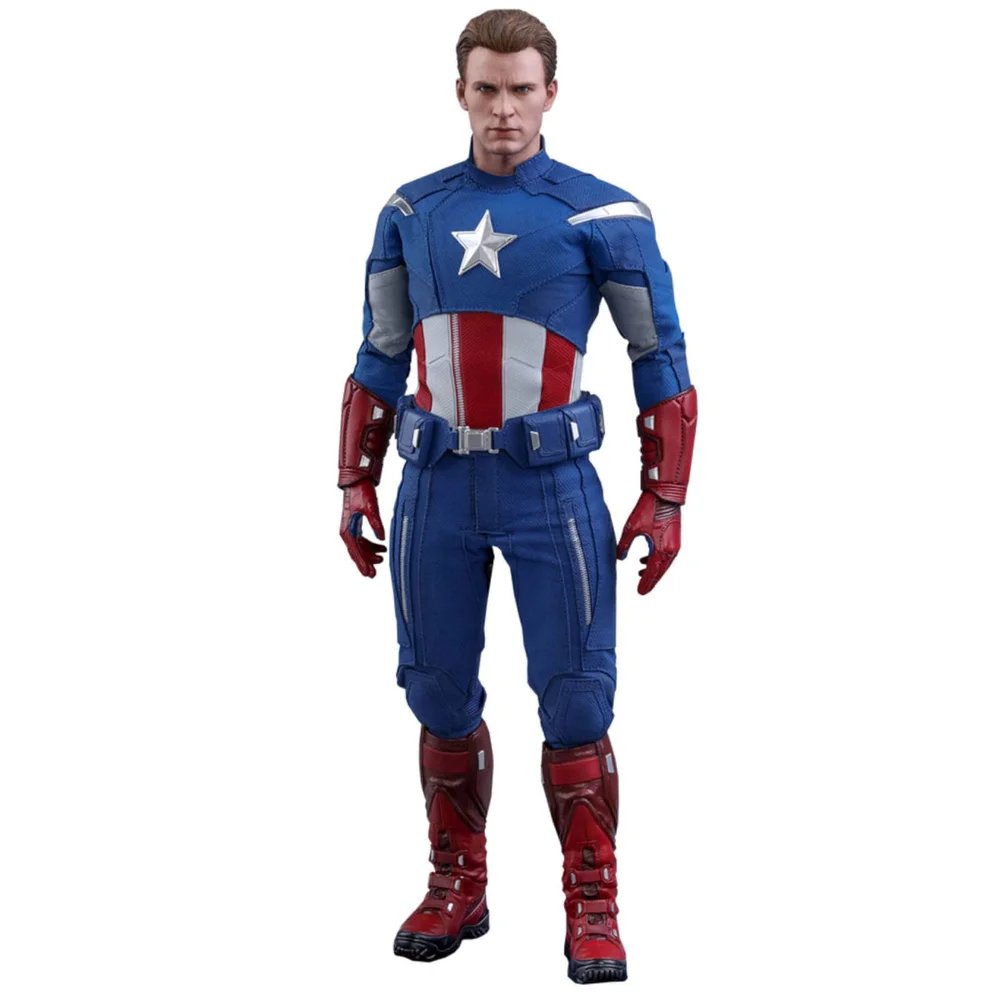 Hot Toys Marvel Avengers: Endgame Movie Masterpiece Actionfigur im Maßstab 1:6 Captain America (Version 2012) 30 cm Bild 1