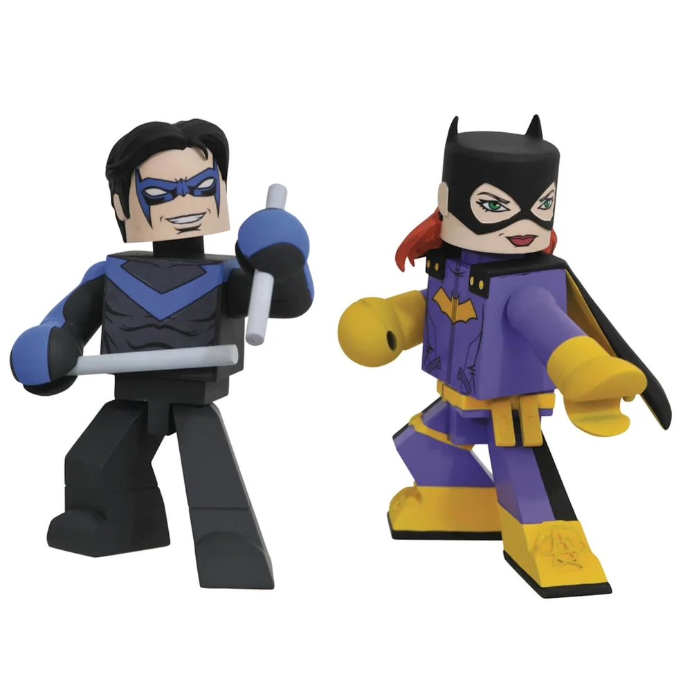 DC Comics Batgirl & Nightwing Comic Vinimate EXC 2er-Pack Bild 1