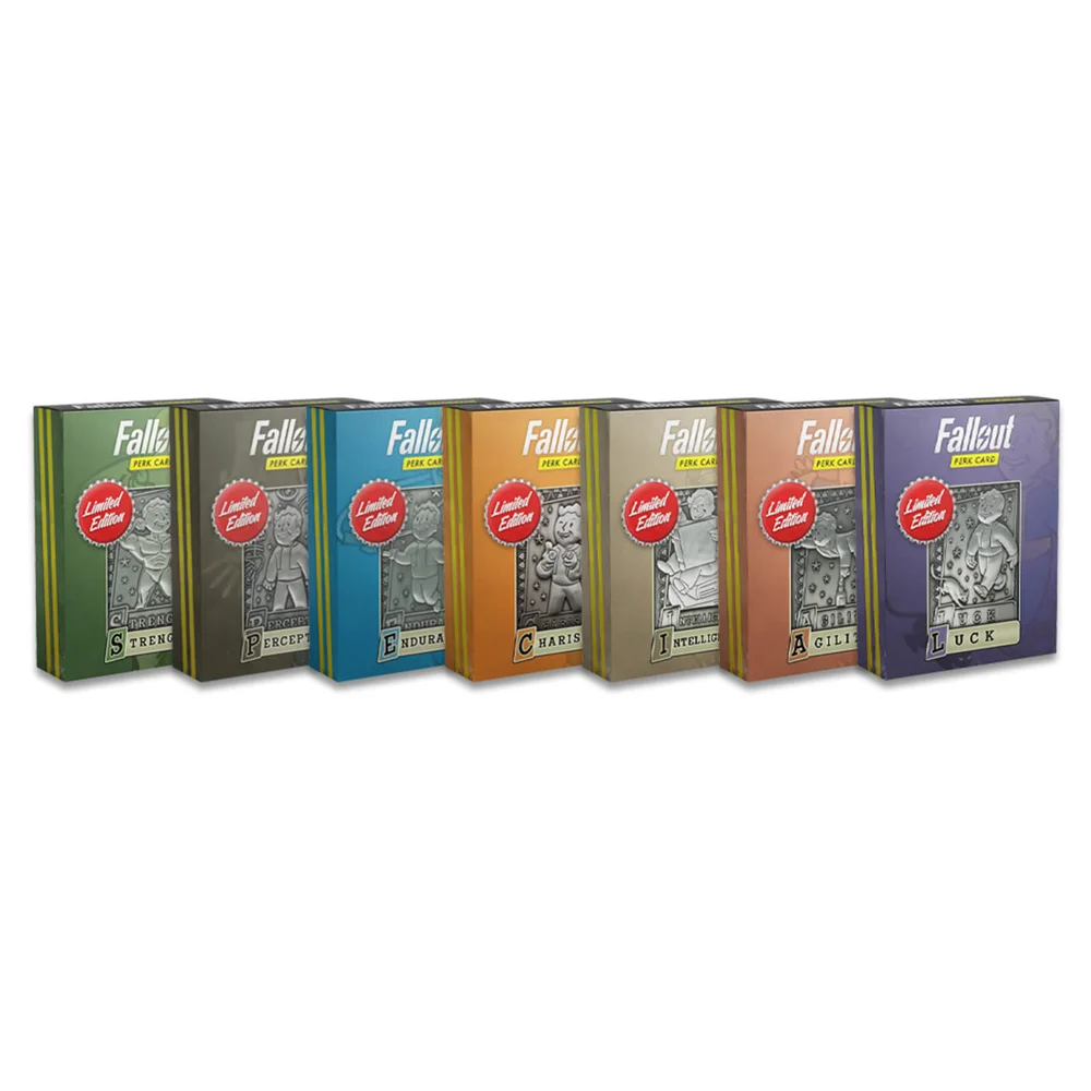 Fallout Limited Edition S.P.E.C.I.A.L. Perk Cards - Complete Set of 7 Bild 1