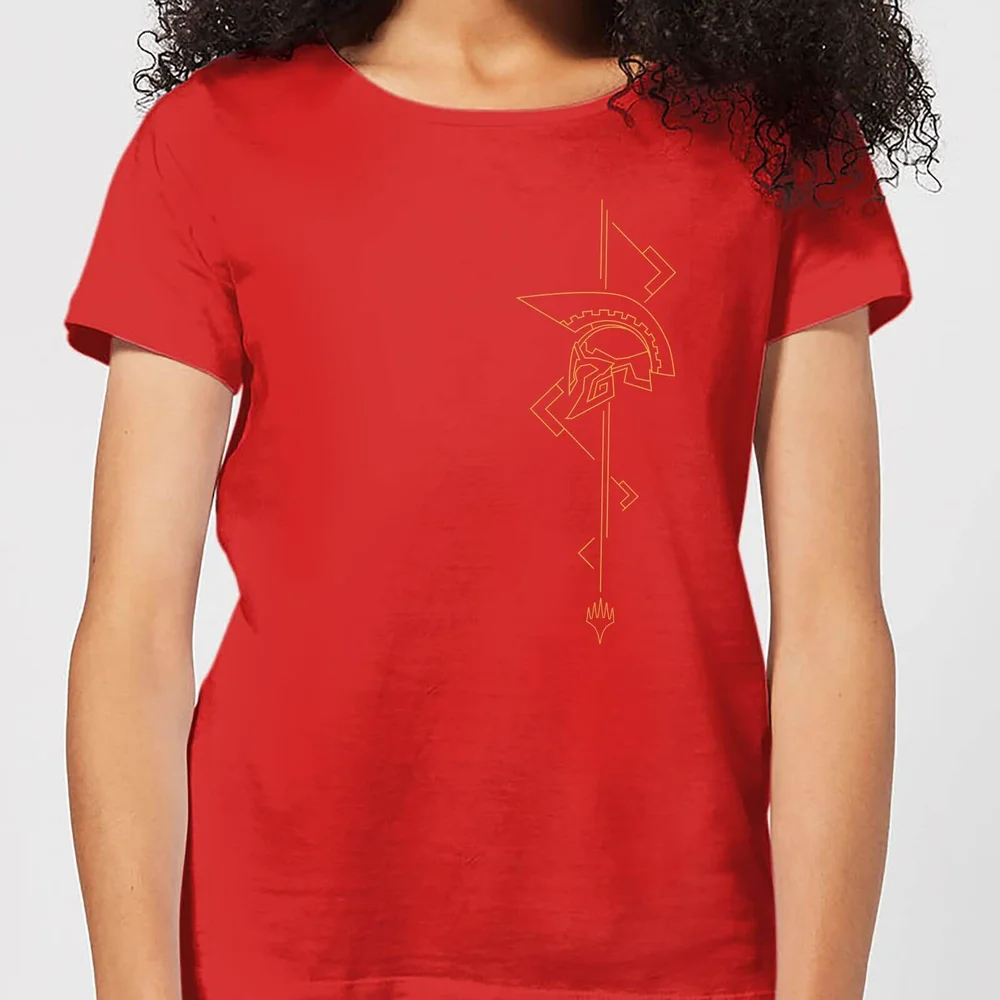 Magic: The Gathering Theros: Beyond Death Asymmetrical Helmet Women's T-Shirt - Red - XS - Rot Bild 1