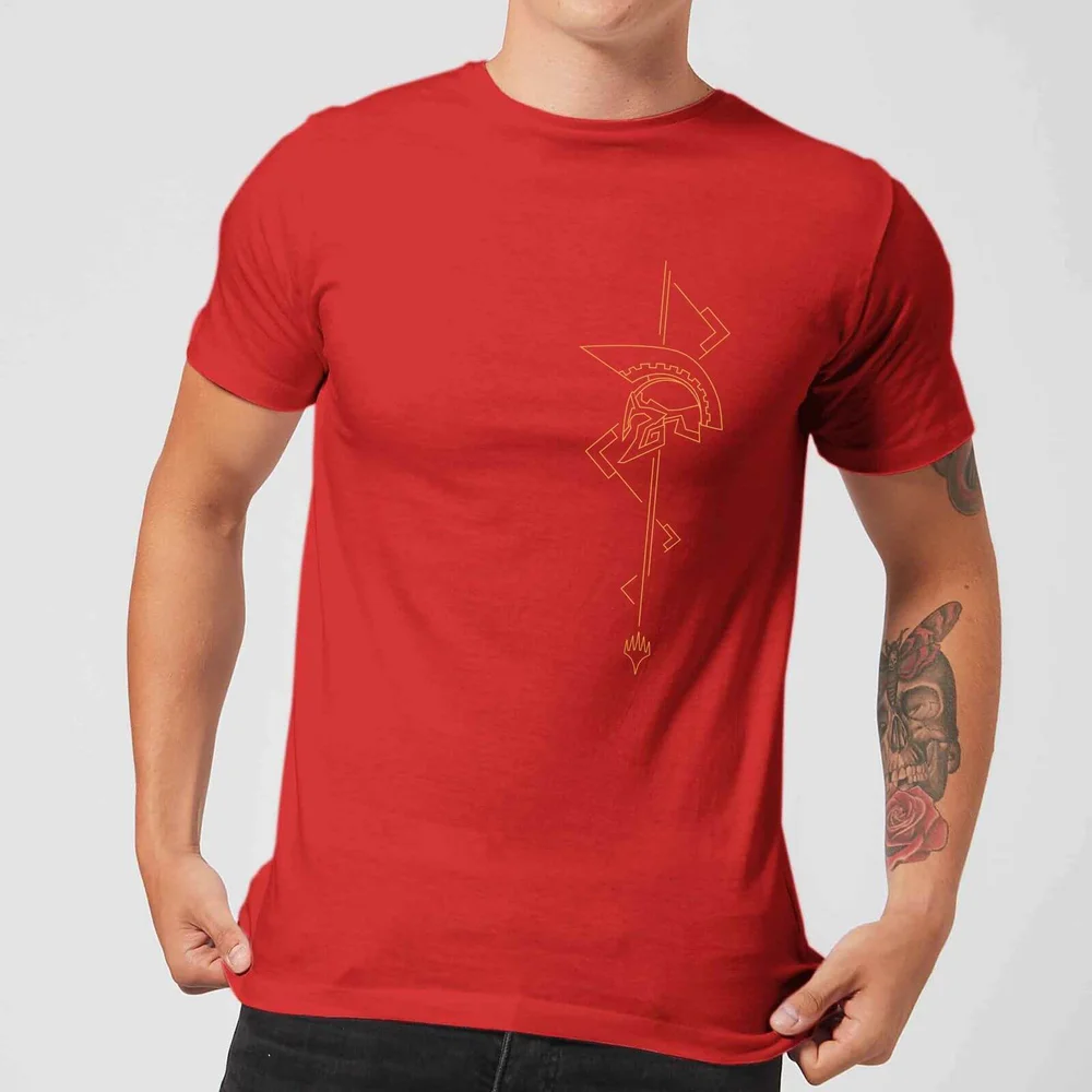 Magic: The Gathering Theros: Beyond Death Asymmetrical Helmet Men's T-Shirt - Red - S Bild 1