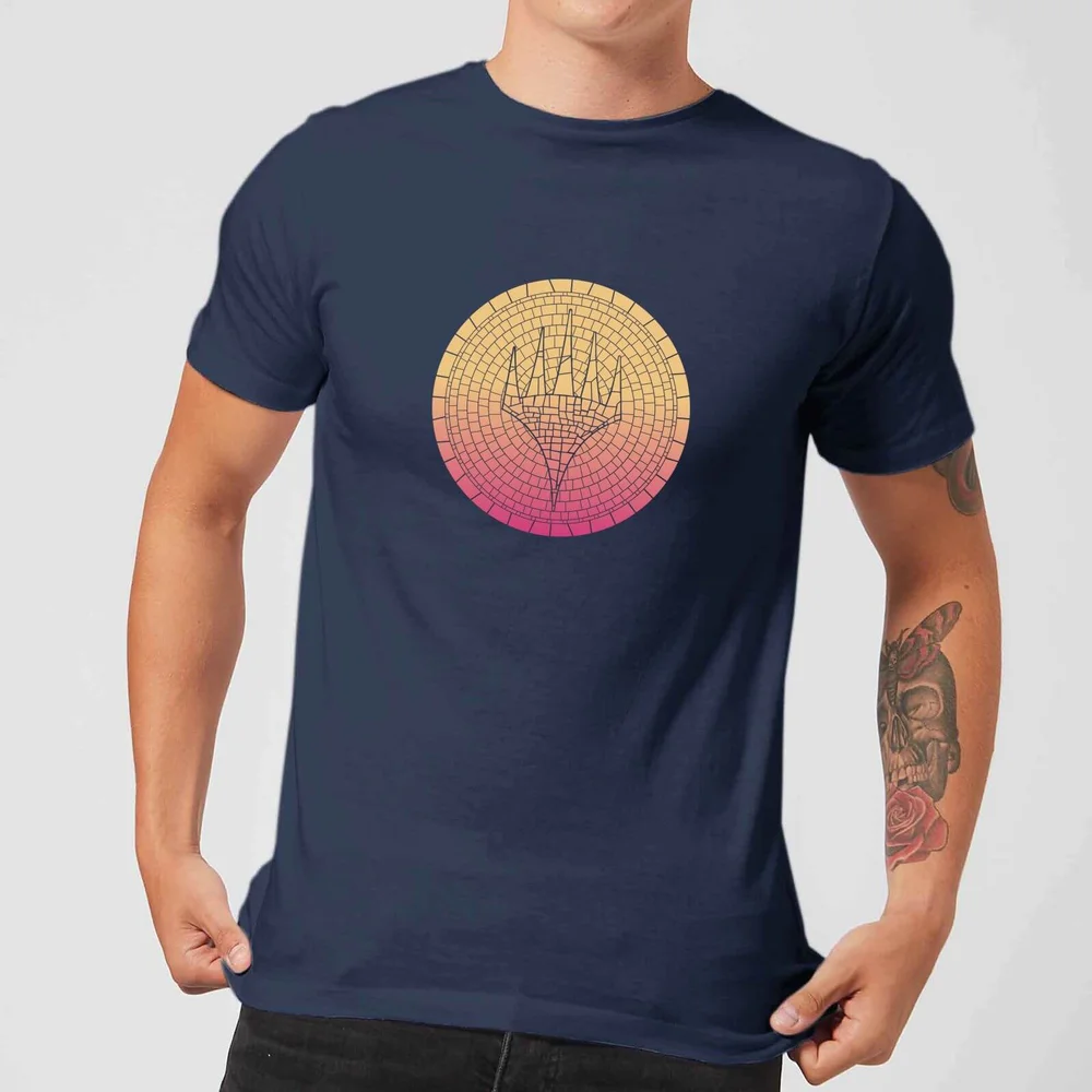 Magic: The Gathering Theros: Beyond Death Planeswalker Symbol Gradient Men's T-Shirt - Navy - S Bild 1
